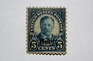 U.S. Cat. # 674 - 1929 T Roosevelt 5c deep blue