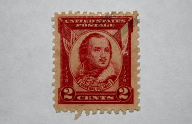 U.S. Cat. # 690 - 1931 2c General Casmir Pulaski