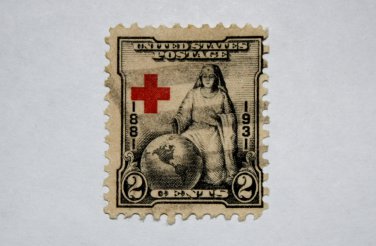U.S. Cat. # 702 - 1931 2c Red Cross Issue