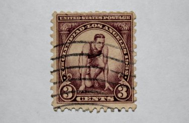 U.S. Cat. # 718 -1932 3c 10th Summer Olympic Games