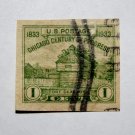 U.S. Cat. # 730a - 1933 Imp w/o gum 1c yellow/grn