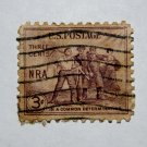 U.S. Cat. # 732 - 1933 3c National Recovery Act