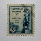 U.S. Cat. # 734 - 1933 5c General Tadeusz Kosciuszko
