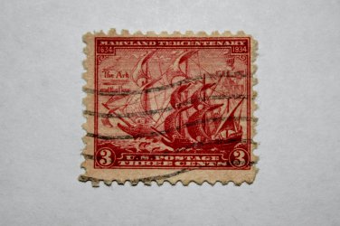 U.S. Cat. # 736 - 1934 3c Maryland Tercentenary