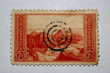 U.S. Cat. # 741 - 1934 2c Grand Canyon, Arizona