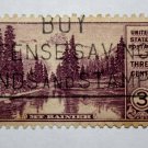 U.S. Cat. # 742 - 1934 3c Mt. Rainier, Washington