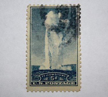 U.S. Cat. # 744 - 1934 5c Yellowstone, Idaho, Mont., Wyoming
