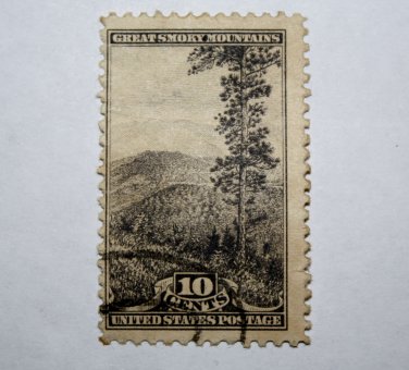 U.S. Cat. # 749 - 1934 10c Gr. Smoky Mtns., N. Carolina