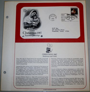 1988 First Day of Issue - Christmas (2)