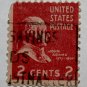 2-U.S. Cat. # 806 - 1938 2c John Adams, single