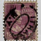 2-U.S. Cat. # 817 - 1938 Taylor 12c purple