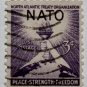 2-U.S. Cat. # 1008 - 1952 3c NATO