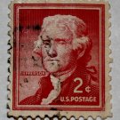 4-U.S. Cat. # 1033 - 1954 2c Thomas Jefferson
