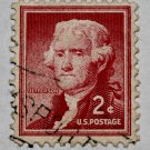 5-U.S. Cat. # 1033 - 1954 2c Thomas Jefferson