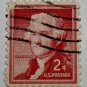 6-U.S. Cat. # 1033 - 1954 2c Thomas Jefferson