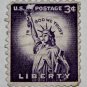 2-U.S. Cat. # 1035 - 1954 3c Statue of Liberty