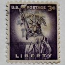 4-U.S. Cat. # 1035 - 1954 3c Statue of Liberty