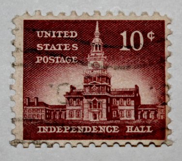 U.S. Cat. # 1044 - 1956 10c Independence Hall