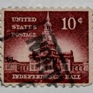 4-U.S. Cat. # 1044 - 1956 10c Independence Hall