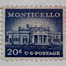 2-U.S. Cat. # 1047 - 1956 20c Monticello