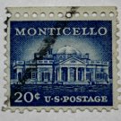 3-U.S. Cat. # 1047 - 1956 20c Monticello