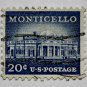 4-U.S. Cat. # 1047 - 1956 20c Monticello