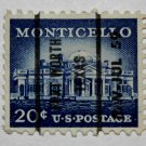 5-U.S. Cat. # 1047 - 1956 20c Monticello