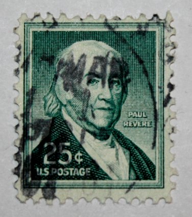 U.S. Cat. # 1048 - 1958 25c Paul Revere