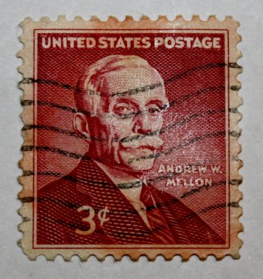 U.S. Cat. # 1072 - 1955 3c Andrew W. Mellon