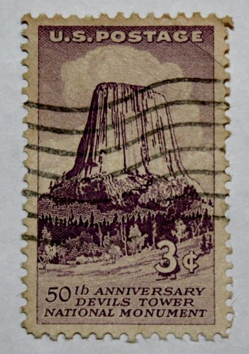 U.S. Cat. # 1084 - 1956 3c Devils Tower