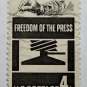 U.S. Cat. # 1119 - 1958 4c Freedom of Press