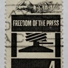 3-U.S. Cat. # 1119 - 1958 4c Freedom of Press