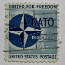2-U.S. Cat. # 1127 - 1959 4c Nato