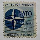 3-U.S. Cat. # 1127 - 1959 4c Nato