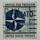 4-U.S. Cat. # 1127 - 1959 4c Nato