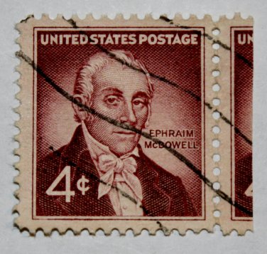 2-U.S. Cat. # 1138 - 1959 4c Dr. Ephraim McDowell