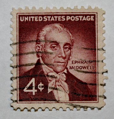 3-U.S. Cat. # 1138 - 1959 4c Dr. Ephraim McDowell