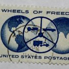 U.S. Cat. # 1162 - 1960 4c Wheels of Freedom