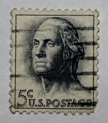 U.S. Cat. # 1213 - 1962 5c George Washington