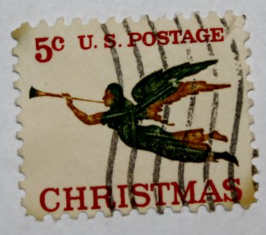 U.S. Cat. # 1276 - 1965 5c Christmas Angel