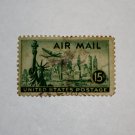 5-U.S. Cat. # C35 - 1947 15c New York Skyline