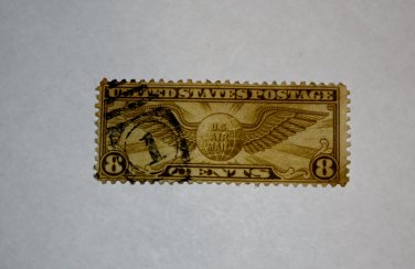 U.S. Cat. # C17 - 1932 8c Rotary Pf 10-1/2x11