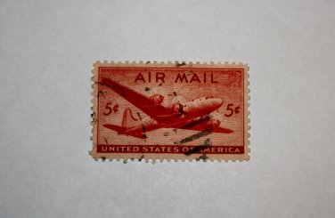 U.S. Cat. # C32 - 1946 5c DC-4 Skymaster