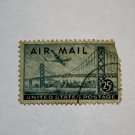 U.S. Cat. # C36 - 1946 25c Plane Over Bridge