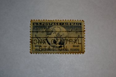 U.S. Cat. # C43 - 1949 15c Globe & Doves