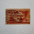 U.S. Cat. # C47 -1953 6c Airmail Powered Flight