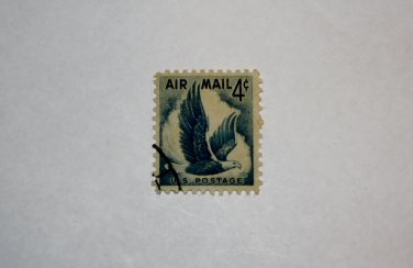 U.S. Cat. # C48 -1954 4c Airmail Eagle