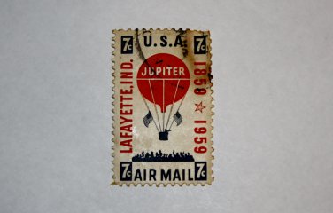 U.S. Cat. # C54 -1959 7c Balloon Jupiter