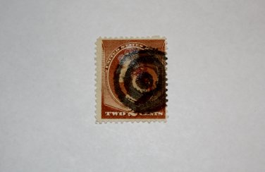 2-U.S. Cat. # 210 - 1883 2c Washington, red brown