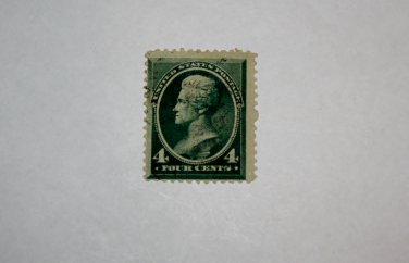 U.S. Cat. # 211 -1883 4c Jackson, blue green